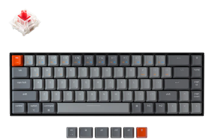 Keychron K6 Hot Swappable Keyboard: 