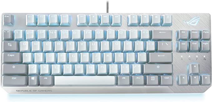 best white gaming keyboard Asus ROG Strix