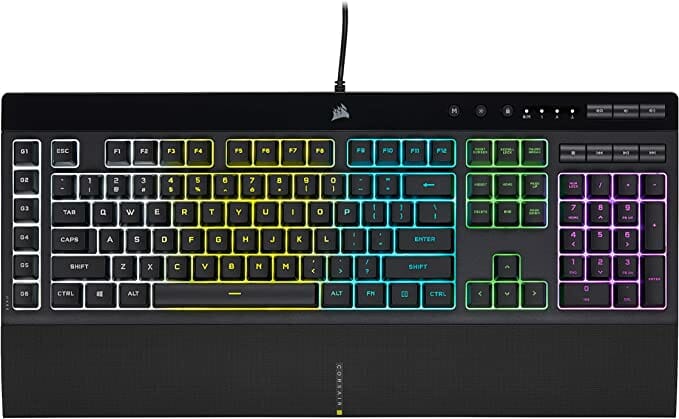 best gaming keyboard under $50  Corsair K55 RGB Pro